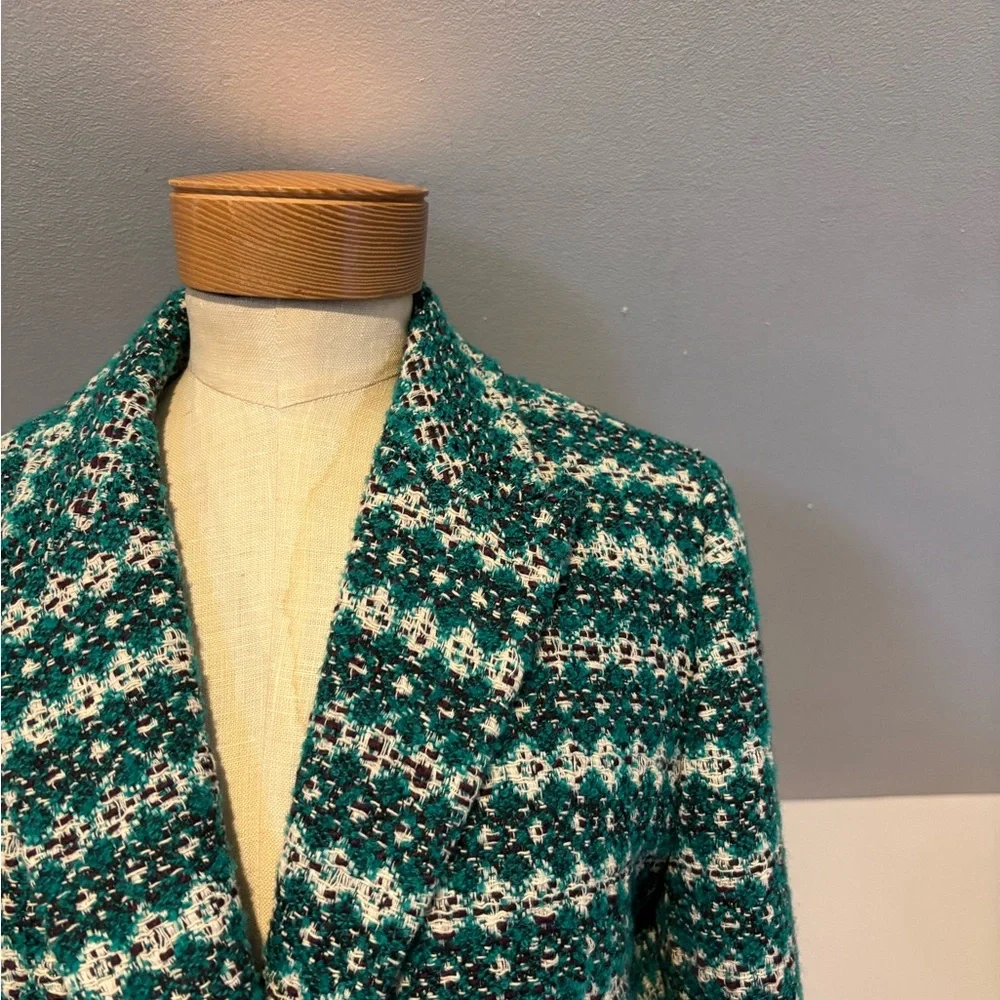 J. Crew Collection boyfriend blazer in Italian jacquard wool tweed